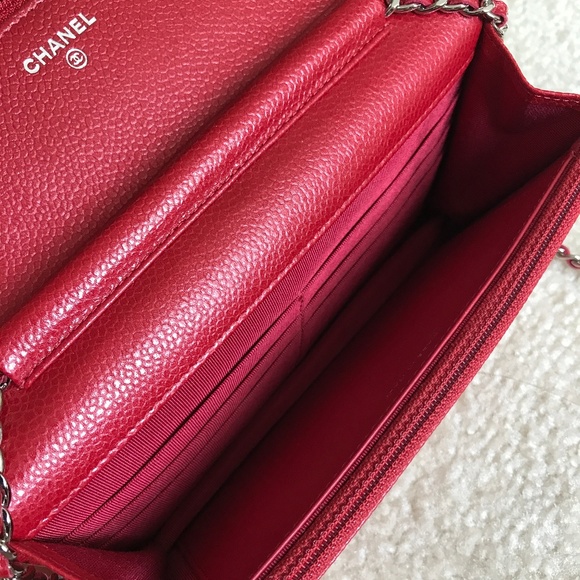 Chanel Wallet on Chain in Caviar with SHW - Picture 3 of 6